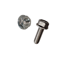 RT2-04-FBN25  Roof Tech - 5/16 Flange Hex Bolt & Flange Nut 25mm