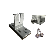 SS01-M40RB-00  Sunstack Integrity SSM Mount + Rail Bracket + Rafter Screws (Mill) (20 Mounts/Brackets + 40 Screws /box)