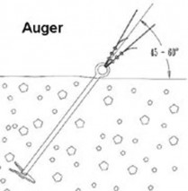 TOW-AUG-36G   Set of 4 x 36" Anchors for 24' Tower
