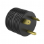 ECAD055   Energizer Compact Portable RV Adapter &ndash; 30A Male/15A Female