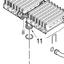 8 705 209 062 0   Connector between Gas Valve and Burner for Bosch 330PN
