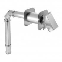 2ZVEWD03A   Z-Vent 3 Inch Horizontal Vent Kit (Wall Vent) for Onsen 14L (NE37003A)