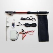 EWL-LED-POLE-48W   Phare dimmable DEL avec manche t&eacute;lescopique et telecommande