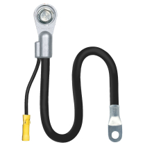 QC7320-001  C&acirc;ble &agrave; bornes lat&eacute;rales avec fil auxiliaire, 4 et 12 AWG, 20 pouces