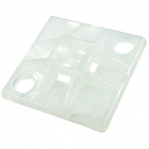 QC502622-100  Nylon Mounting Pads for 18-50 lb Cable Ties (Pack of 100)