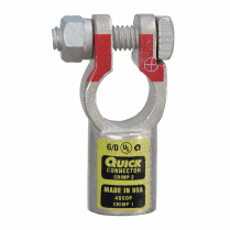 QC4060-005P   Quick Straight Clamp Connector 6/0 AWG or 250MCM Positive Crimp (Pack of 5)