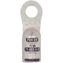 QC4830-005F   Quick Heavy Wall Straight Lug 3/0 AWG 3/8" Crimp (Pack of 5)