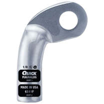 QC6311-005F   Right Elbow MagnaLug 1/0AWG 3/8" (Pack of 5)