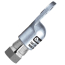 QC5820-2001H  Terminal de batterie 1/2", cosses droites, 2/0 AWG, cuivre