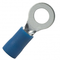 QC160204-025   PVC Insulated Ring Terminal 16-14 AWG #10 (Pack of 25)