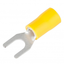 QC160425-100   PVC Insulated Spade (Fork) Terminal 12-10 AWG #8 (Pack of 100)