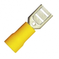 QC160448-025   PVC Insulated Female Disconnect 12-10 AWG .250" (Pack of 25)