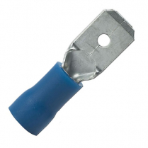 QC160253-2010   PVC Insulated Male Disconnect 16-14 AWG .250" (Pack of 10)