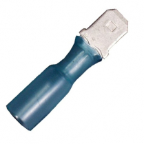 QC164253-025   Heat-Shrink Insulated Male Disconnect 16-14 AWG .250" (Pack of 25)