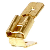 QC169135-100  Non-Insulated Solderless Disconnect Adapter250 M/F/M (Pack of 100)