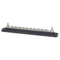 BS2302   Common 150A BusBar - 2 x 1/4" Stud + 20 #8-32 Screws