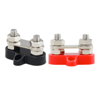 VBB413020010   Dual Terminal Stud M8-linked set (1 red/1 black)