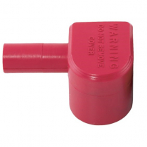 QC5709-005R   Red Garden Tractor & L (U1) Terminal Protector (Pack of 5)