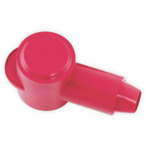 QC5741-050R   Red Tab Insulator 0.73" O.D. Terminal Protector 8-2 AWG (Pack of 50)