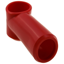 QC5736-005R  Automotive Lug Terminal Protector 1/0-3/0 AWG Red PVC (5-Pack)