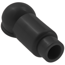 QC5737-005B  Heavy Duty Starter Terminal Protector 1/0-2/0 AWG Black PVC (5-Pack)