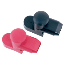 QC5705-2002  Prot&egrave;ge-connecteur pivotant pour usage marin, paire noir et rouge