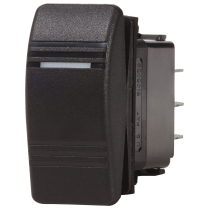 BS8289   Contura Switch DPDT Black (ON)-OFF-ON