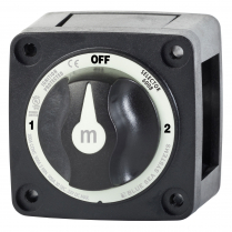 BS6008200   m-Series Selector 3 Position Battery Switch - Black