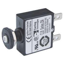 BS7058   Push Button Reset Only Quick Connect CLB Circuit Breaker - 25A