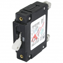 BS7250   C-Series Toggle Circuit Breaker - Single Pole 100A White