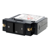 BS7406   A-Series Flat Rocker Circuit Breaker - Single Pole 30A
