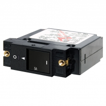 BS7425   A-Series Restricted Off Flat Rocker Circuit Breaker - Single Pole 5A