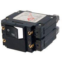 BS7584   C-Series Raised Rocker Circuit Breaker - Double Pole 100A AC