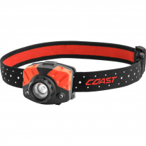 FL75R   Coast Twist Focus Beam LED Headlamp 2 Colors 530 Lumens 3x AAA Rechargeable