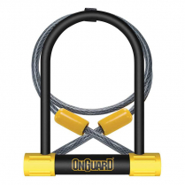 8012  OnGuard Bulldog Lock & Cable set DT 4.53" x 9.06"
