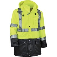 Rainwear- Jacket Rfl (S) Bk/Lm