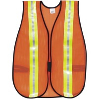 Vest- Rflct Lghtwt O/S Orange