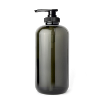 Club Champ PETG Boston Round Bottle 900ml Smoked Grey 50/cs