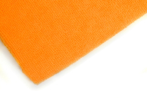 16x16 SHINE MICROFIBER TOWEL INDV PACKAGED ORANGE (100/CS)