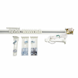 Heavy duty two-way traverse rod, length 84-156"