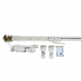 Super heavy duty 30-48" adjustable two-way traverse rod