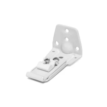 KS Adjustable wall bracket, single, white