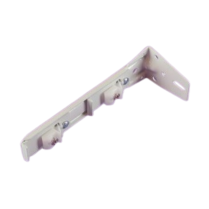 KS Double adjustable wall bracket, 6.5-10"; 15-19.5", white