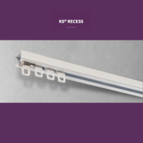 KS Recess track, 6 meters (19.8 feet), white