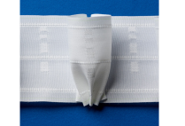 Electra 1:2.5 ruban 4" (100MM), plis Gobelet, blanc, rouleau de 50 m&egrave;tres