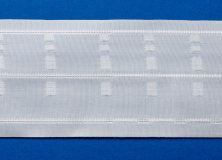 Electra 1:2.5 ruban 4" (100MM), plis Gobelet, blanc, rouleau de 50 m&egrave;tres