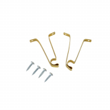 &frac34;" brass bracket, 2 per pack