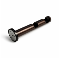 Double tubular wall bracket, for 1⅛" (28mm) and &frac34;" (19mm) diameter rods
