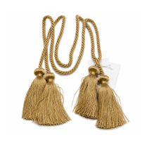 Princess Collection - 23" Chair tie backs with tassels