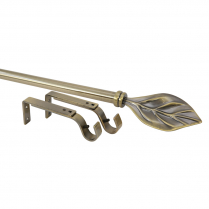 La Collection Feuille, ensembles de tringle extensible, diam&egrave;tre de &frac34;" (19mm)